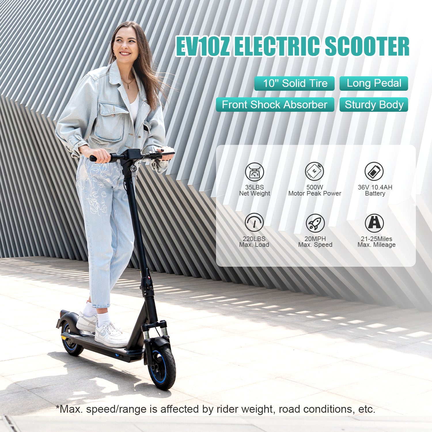 EVERCROSS EV10Z ABE Elektroroller - Aran Shop