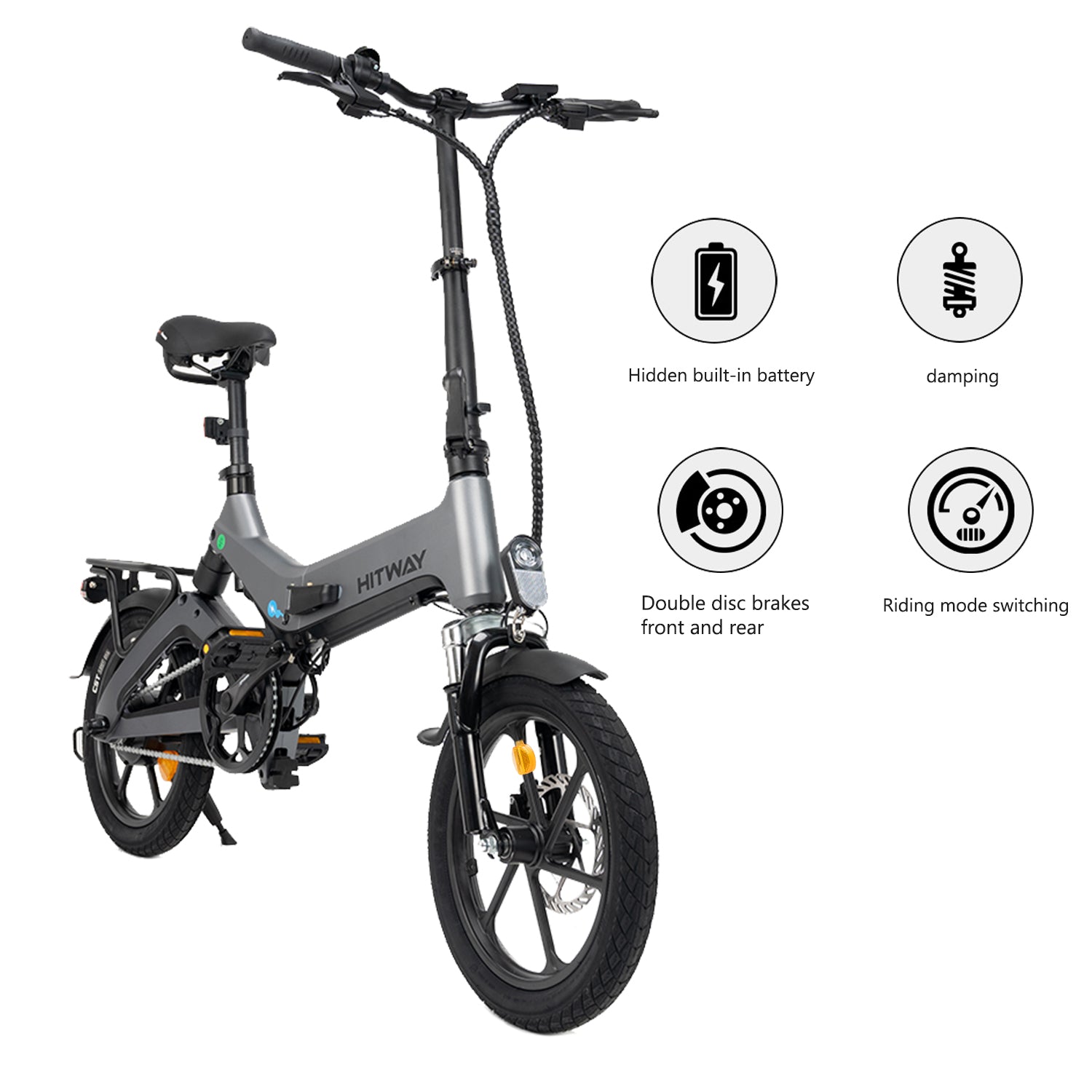 BK2 Folding Electric Bike - Aran Shop