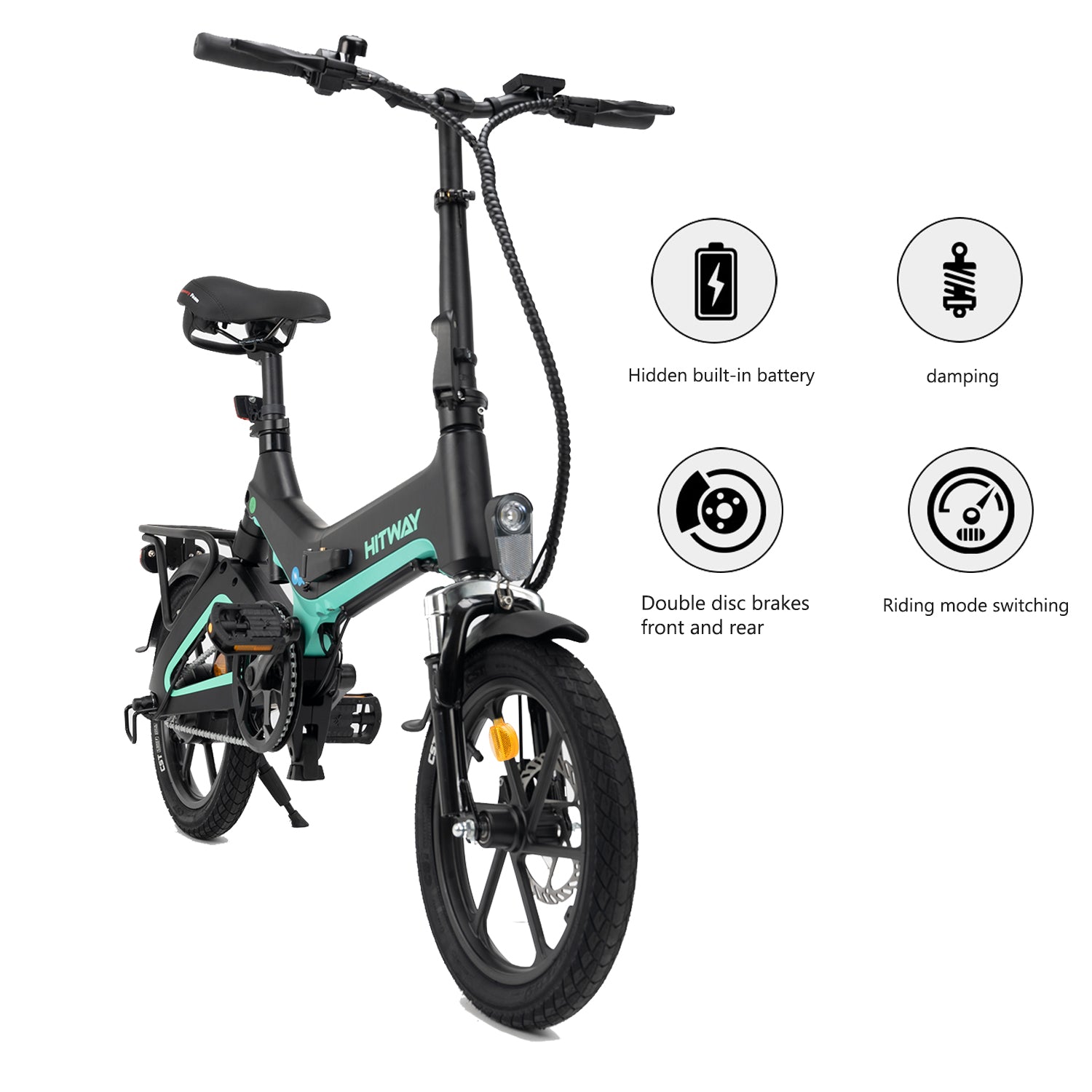 BK2 Folding Electric Bike - Aran Shop