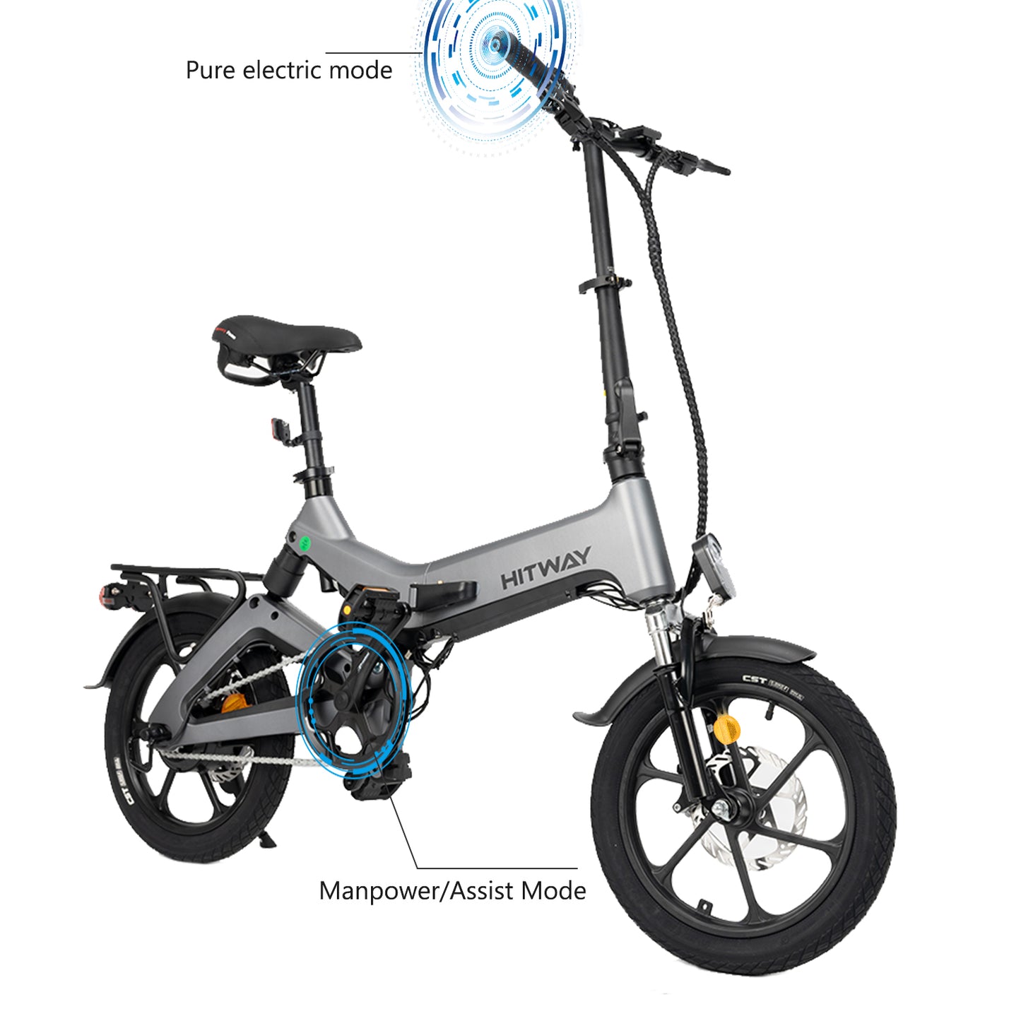 BK2 Folding Electric Bike - Aran Shop