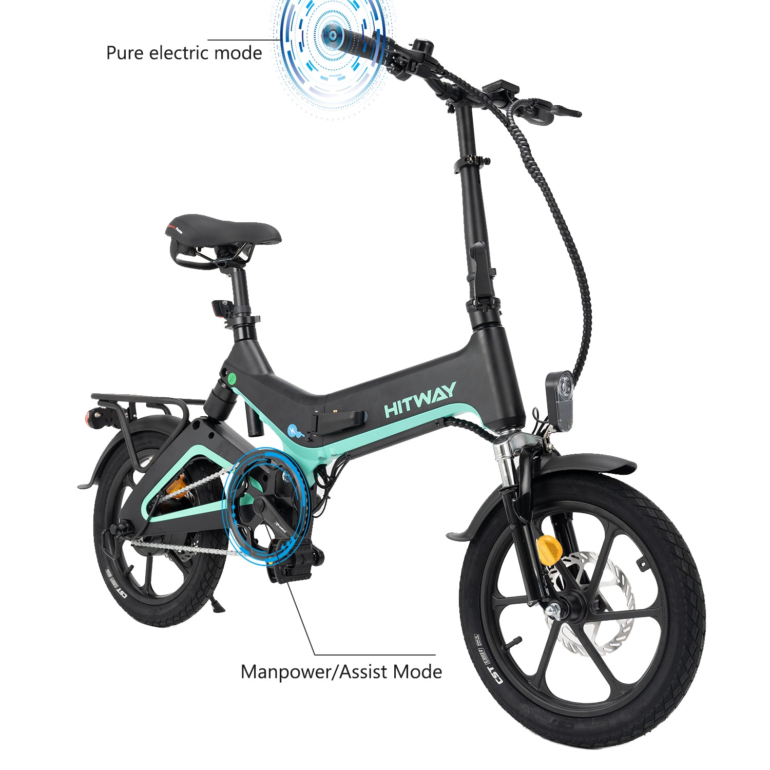 BK2 Folding Electric Bike - Aran Shop