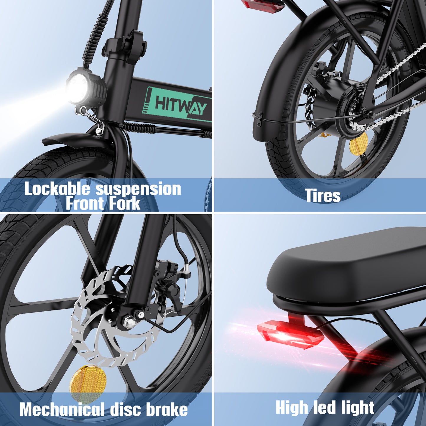 BK5 Folding Electric Bike - Aran Shop