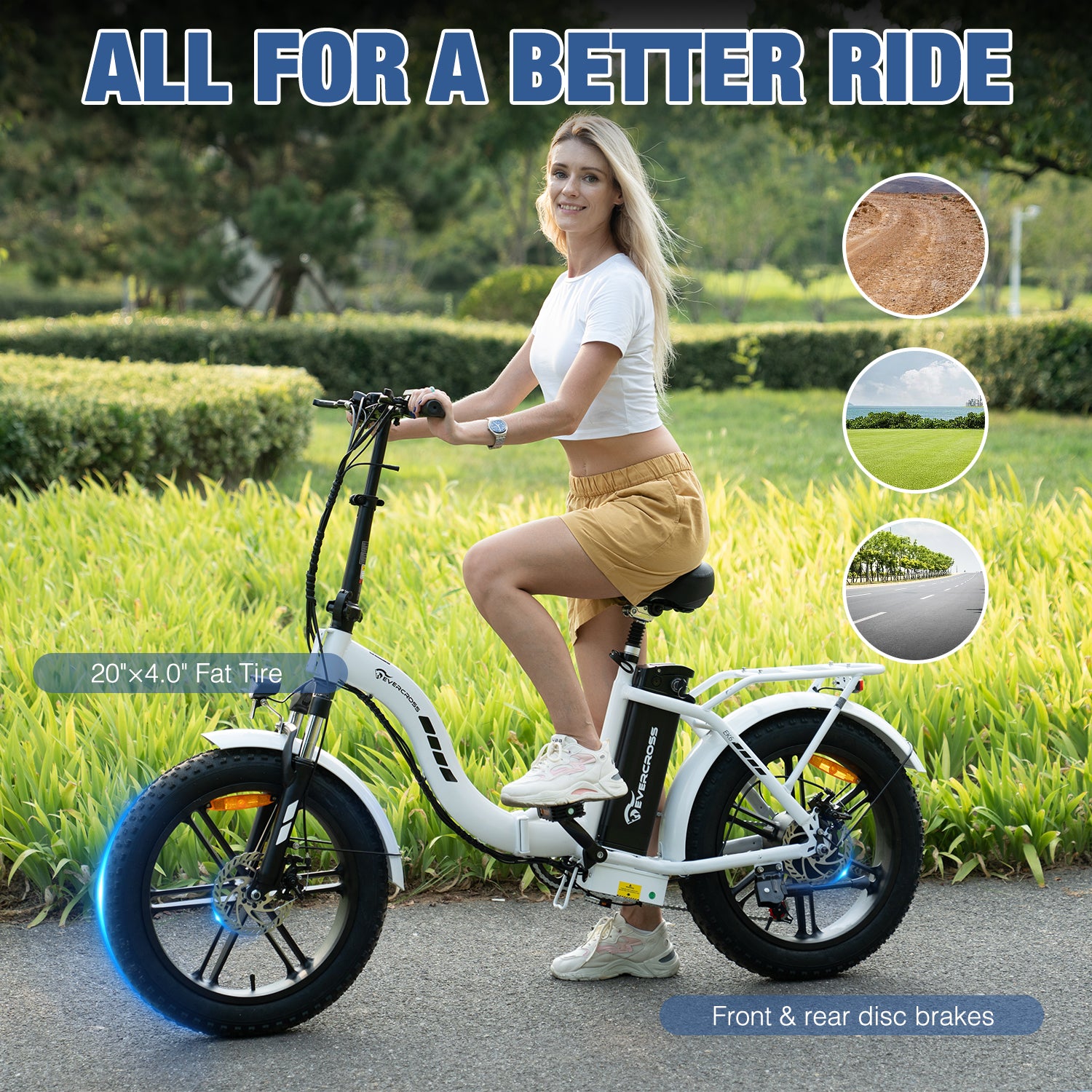 EK6 Folding E-bike Evercross - Aran Shop