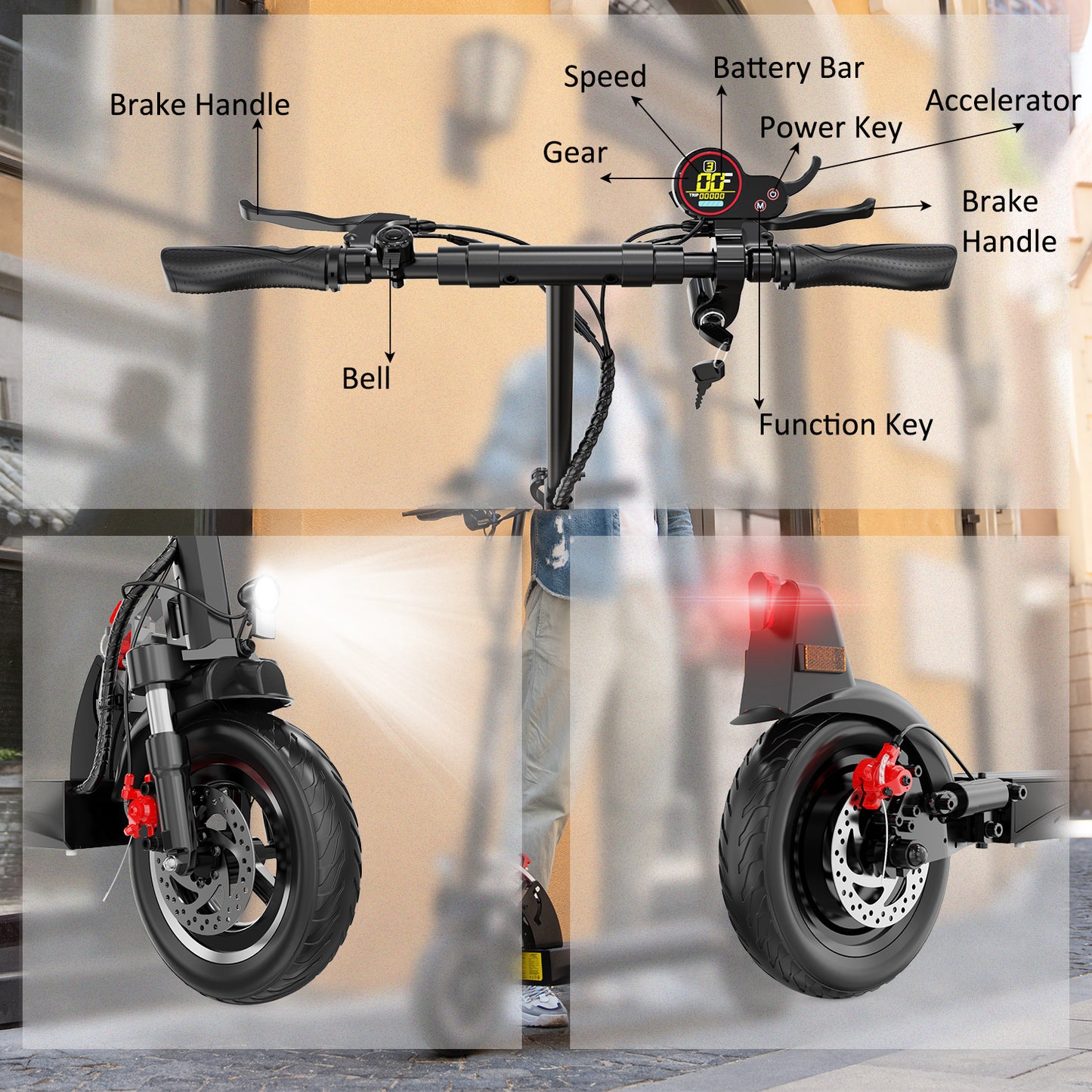 HITWAY H5-HB24ABE E-scooter without seat - Aran Shop