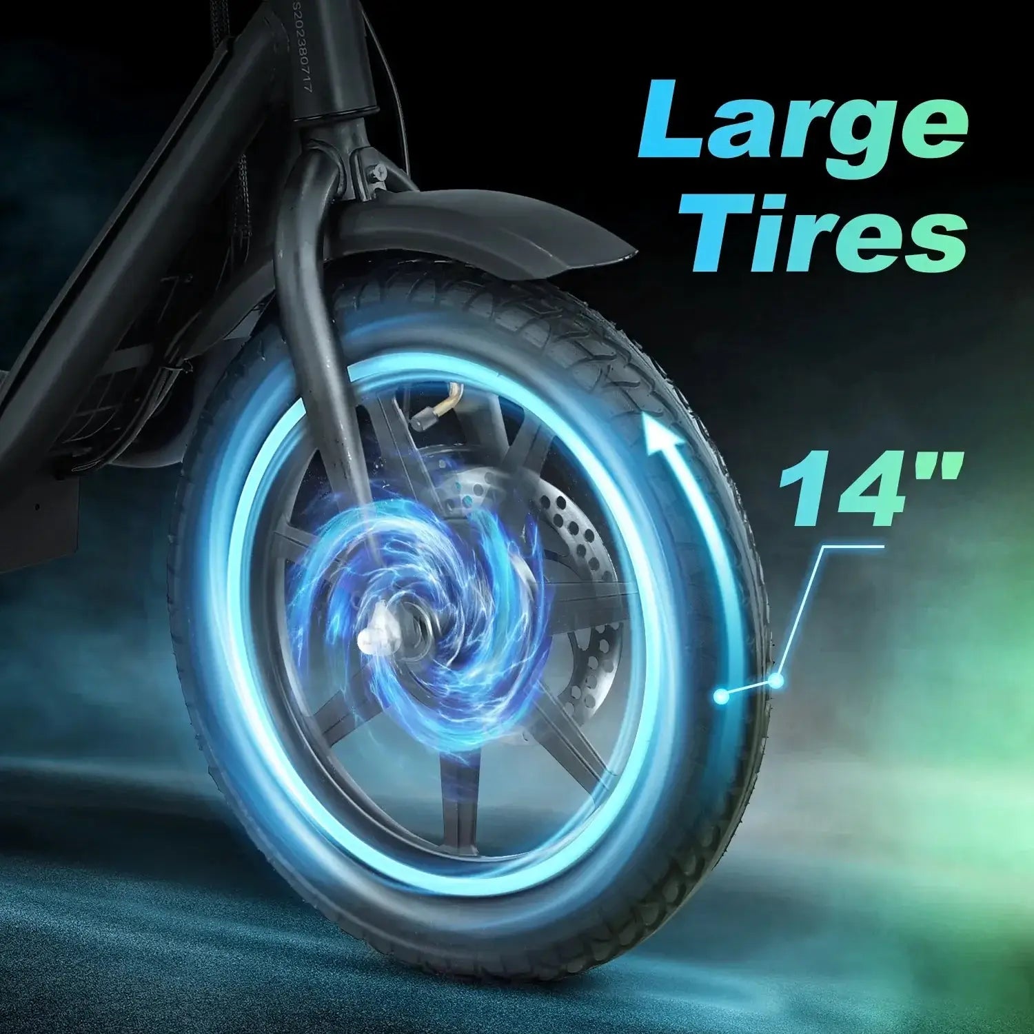 BOGIST M5 Elite-Honeywhale Zima Blue Electric Scooter 14” Front Rear Tire 500W 40-45 KM Range More Powerful for EU Aran Shop