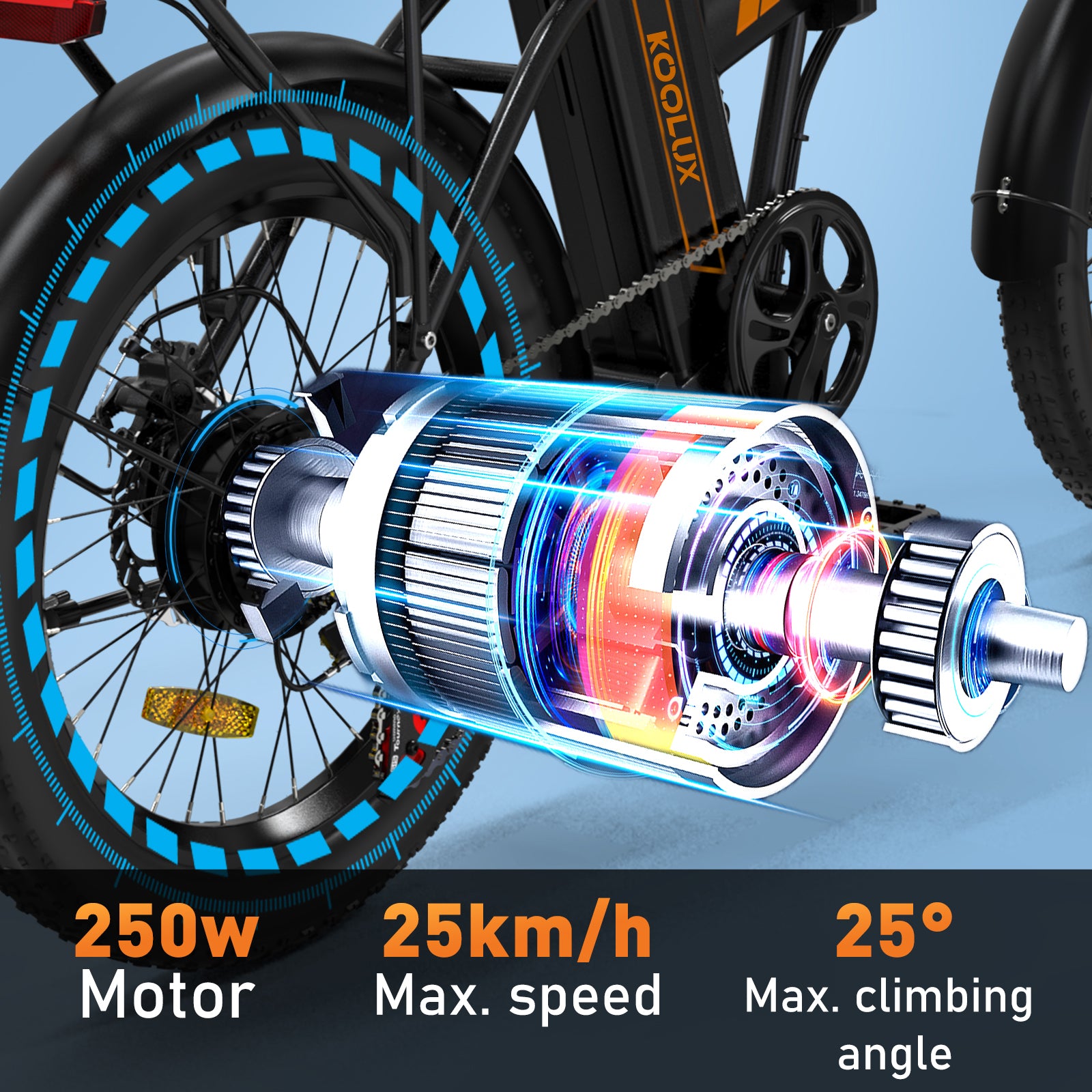 KOOLUX BK11 Folding E-bike - Aran Shop