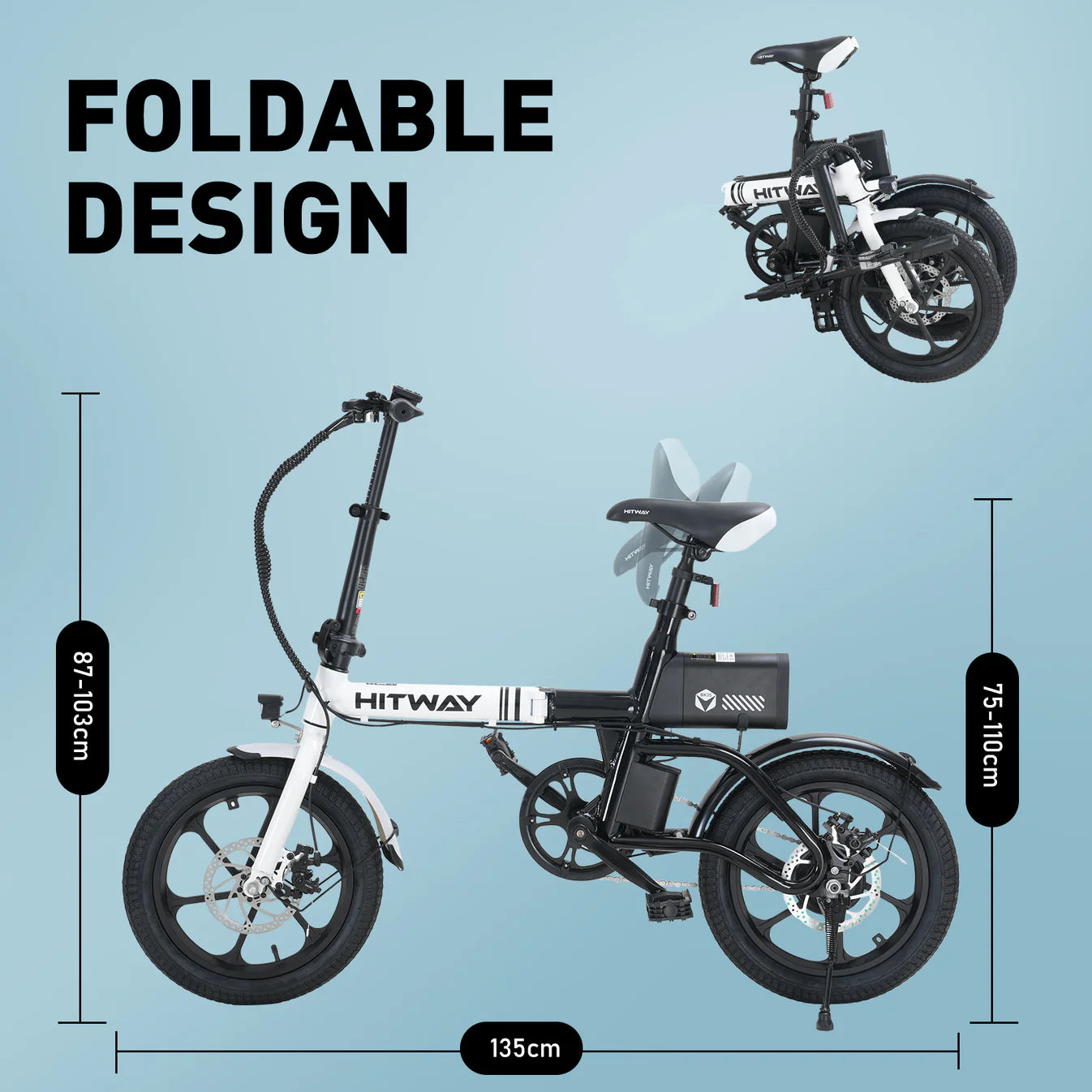 BK35 Folding E-bike - Aran Shop