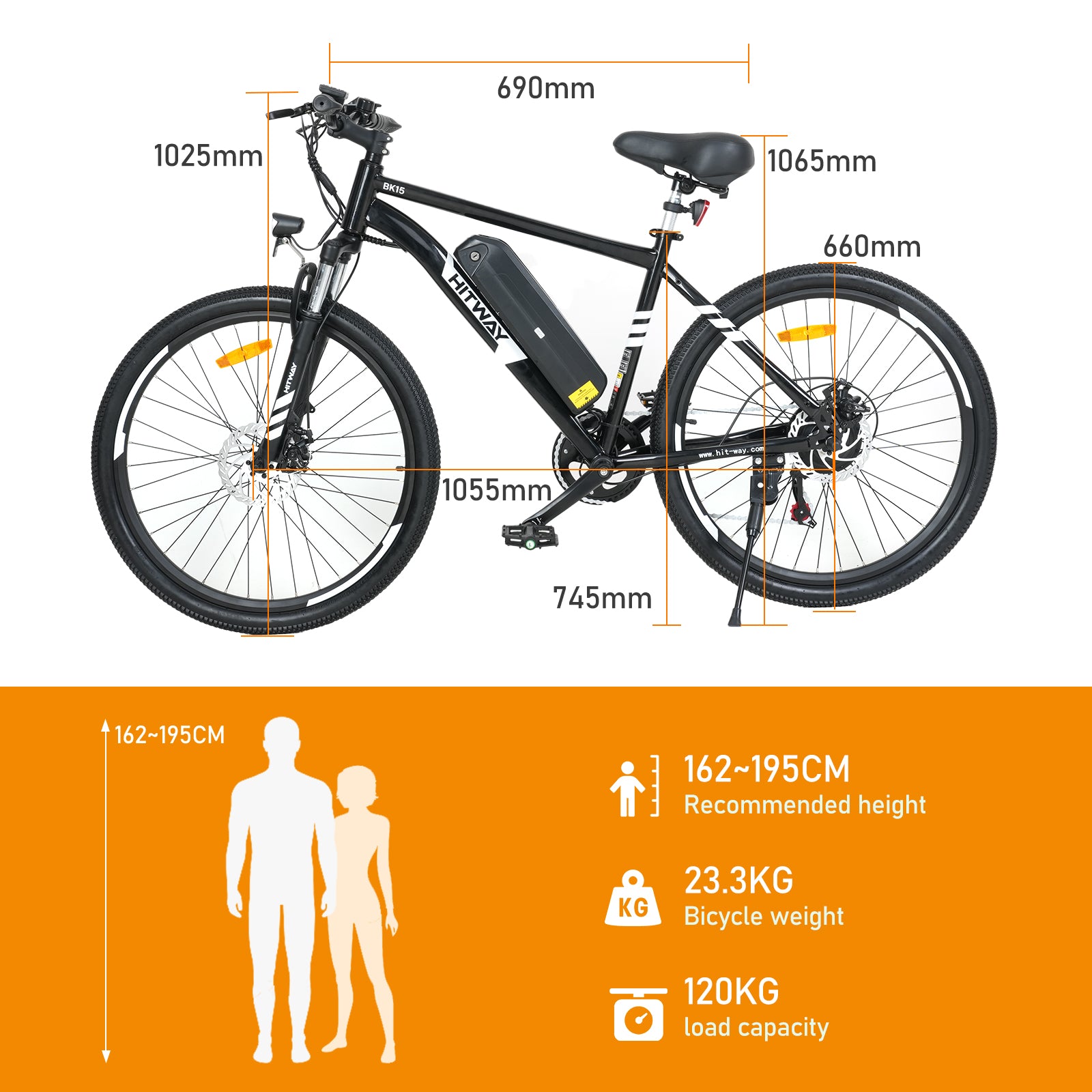 BK15 E-bike 26*3inch - Aran Shop