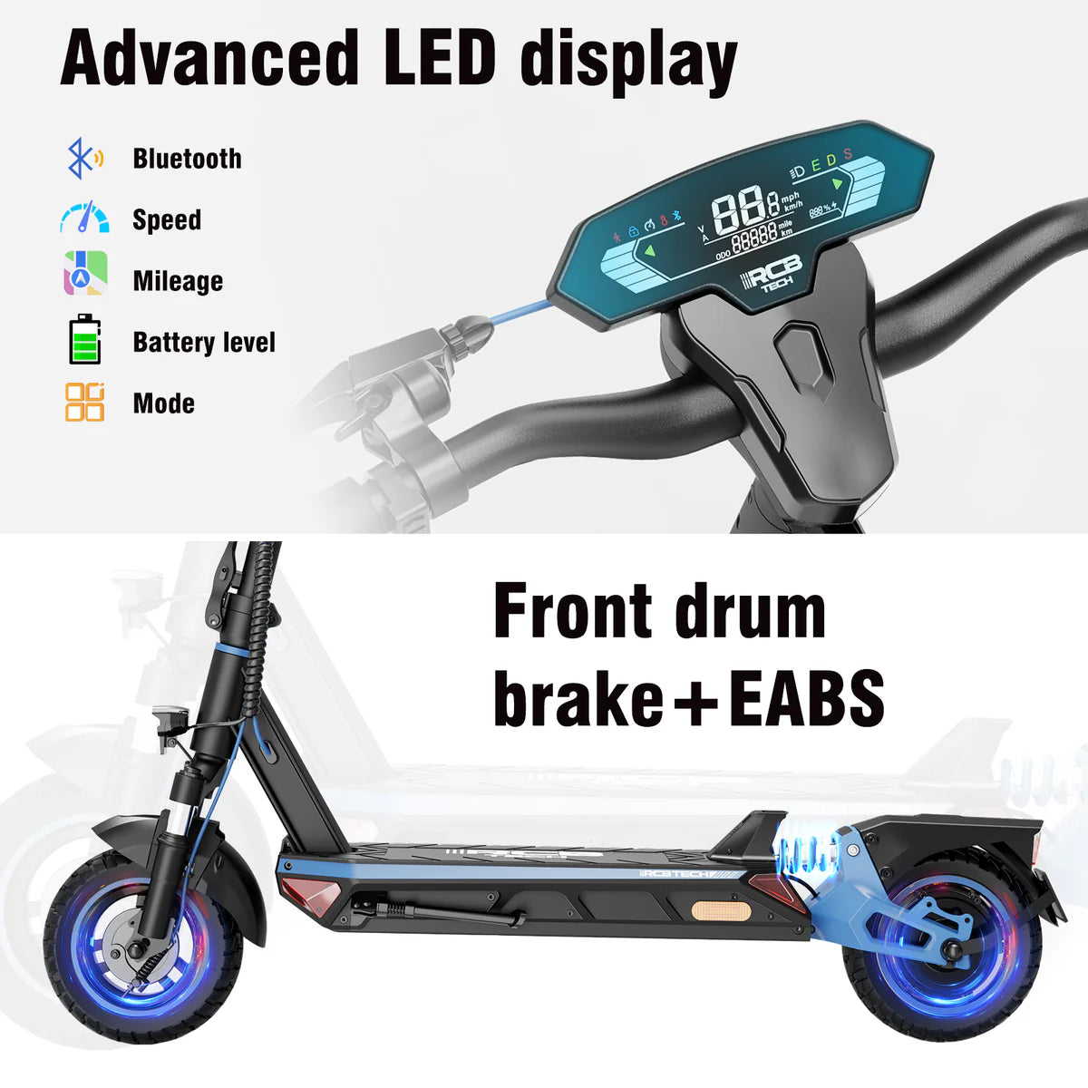 RCB R10S Electric Scooter （Road Legal In Europe - Aran Shop