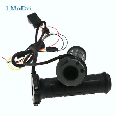 Universal Motorcycle 7/8" 22Mm Electric Heated Grips Scooter Moped Bar Hand Warmer Adjustable Hot Grip 12V Pair