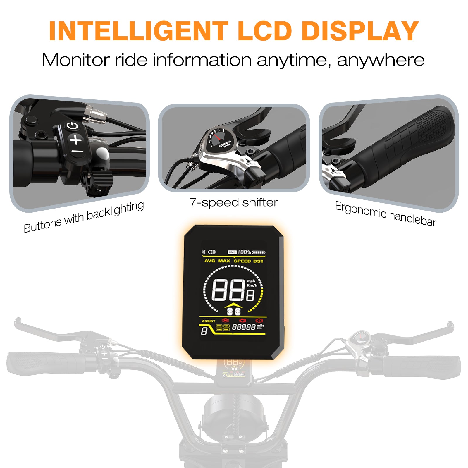 HITWAY BK29S E-Bike mit Doppelbatterie - Aran Shop