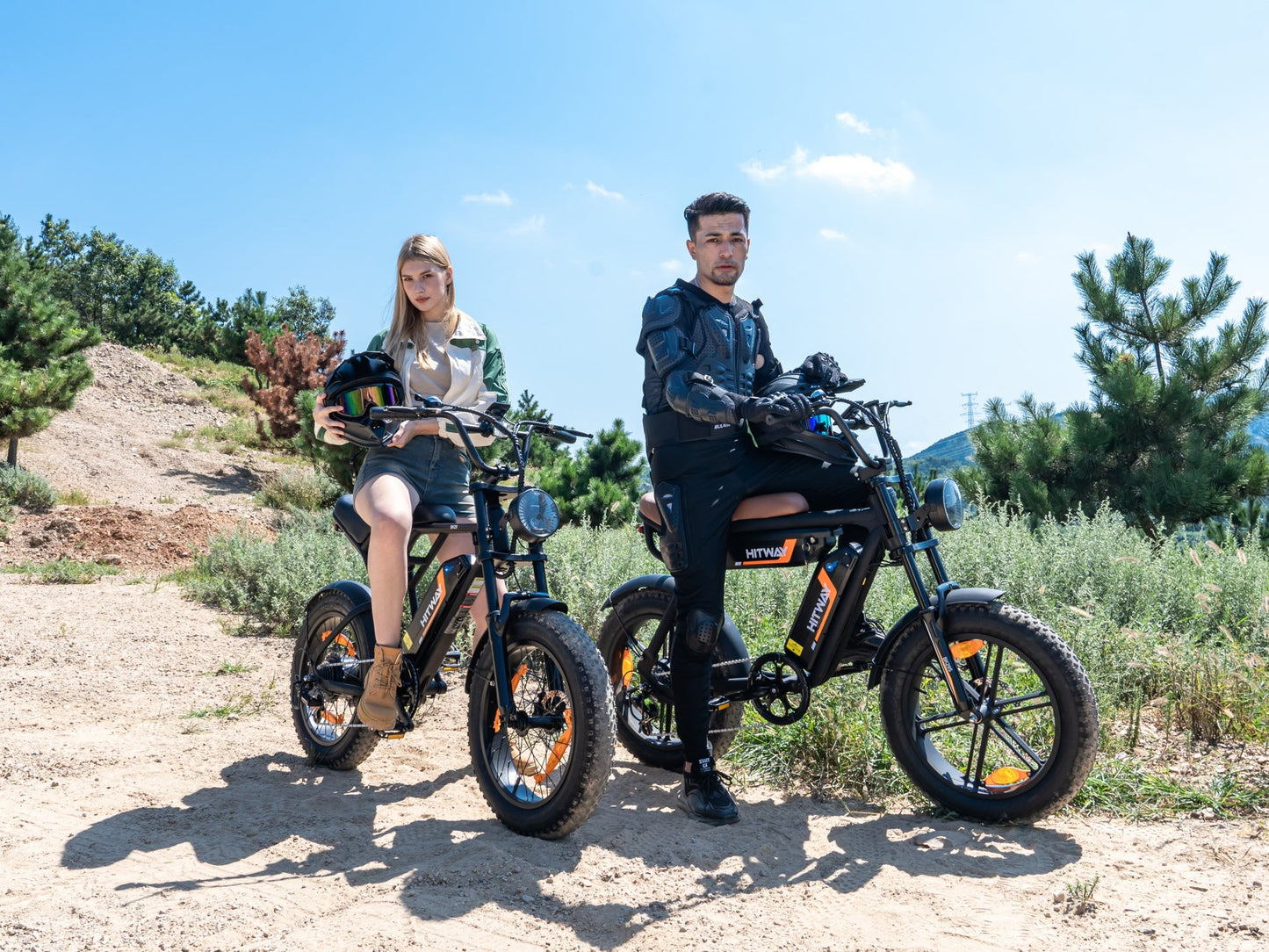 HITWAY BK29S E-Bike mit Doppelbatterie - Aran Shop