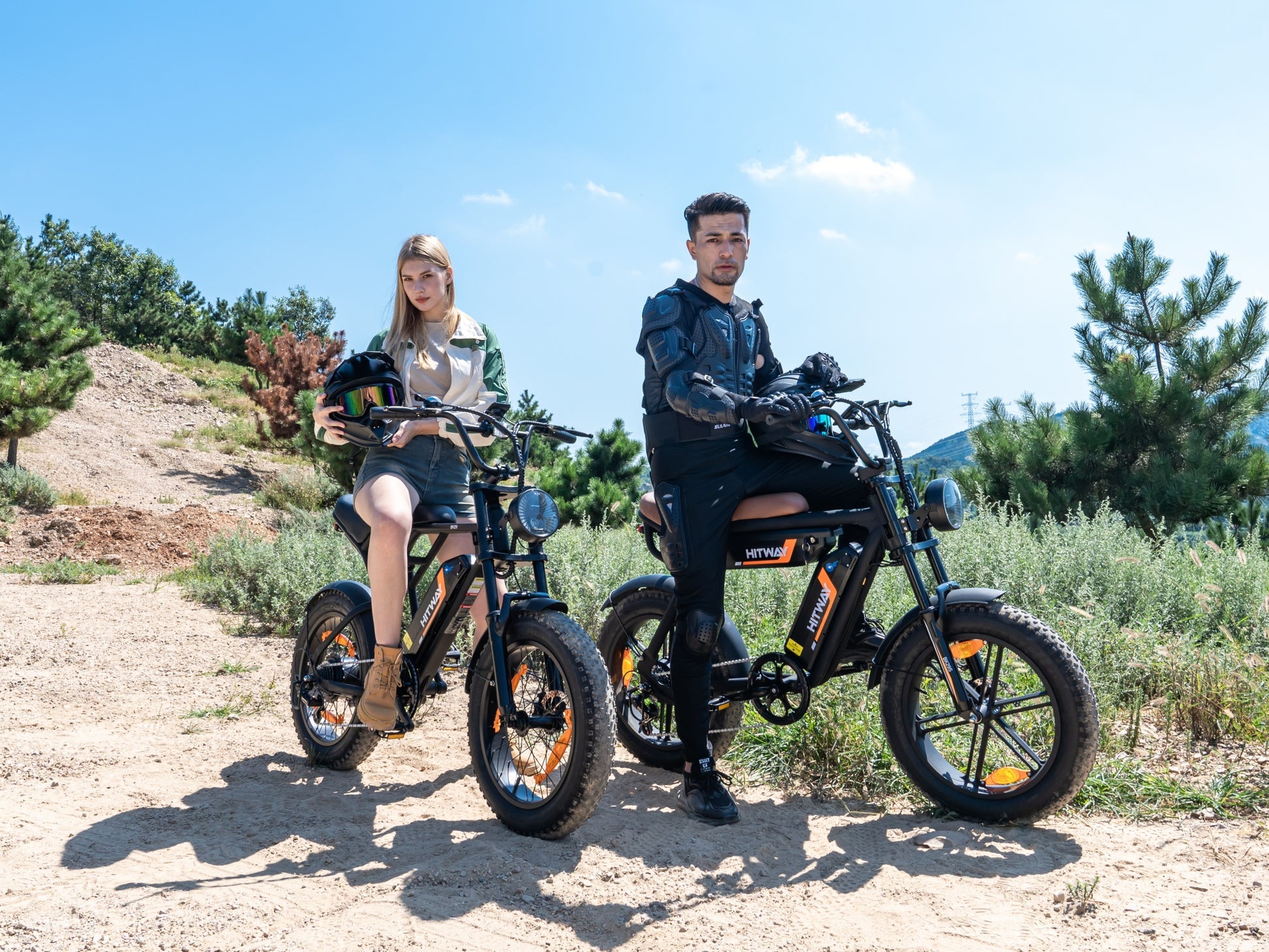 HITWAY BK29S E-Bike mit Doppelbatterie - Aran Shop