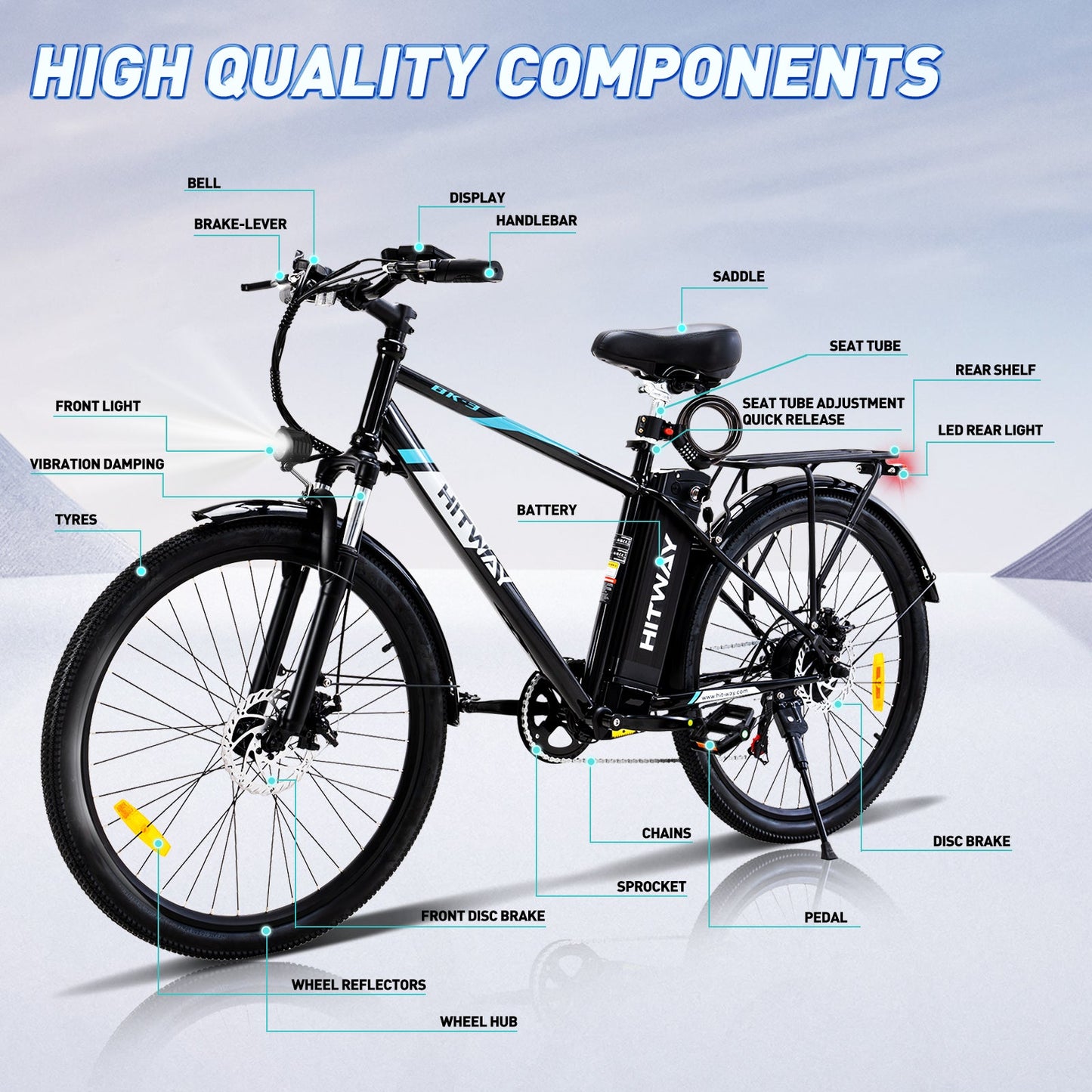BK3MS Elektrofahrrad Aran Shop