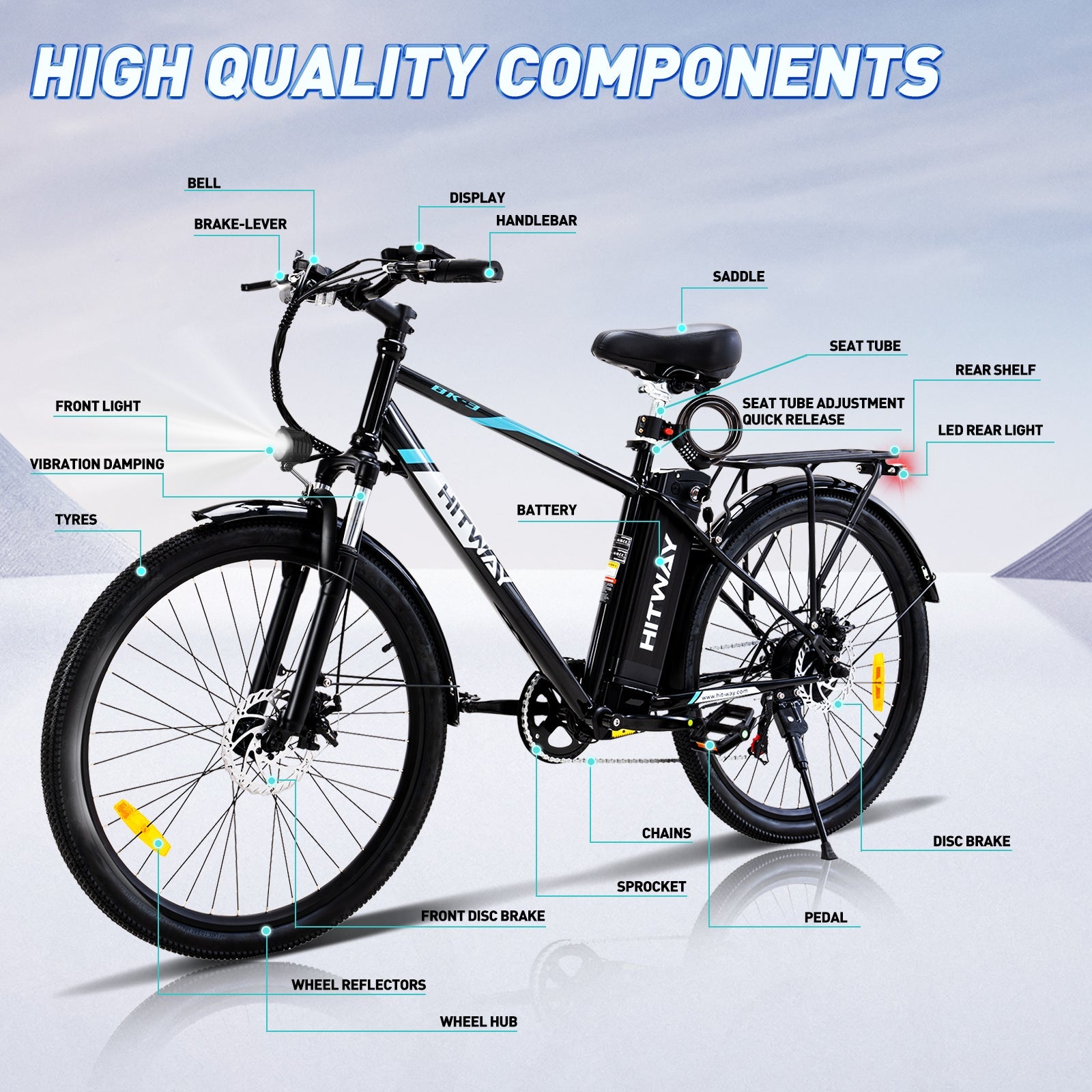 BK3MS Elektrofahrrad Aran Shop