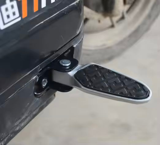 Modifikation von Elektro fahrzeugen mit faltbarer Fuß stütze - Aran Shop