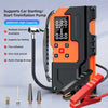 Wholesale New 12V Car Air Pump Tire Inflator With Emergency LED Light Portable 10000mAh Jump Starter Battery Tire Inflator - Aran Shop