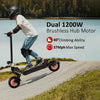 G63 Elektroroller mit 1200W Dual-Motor – Bis zu 50 km/h Offroad Performance Aran Shop