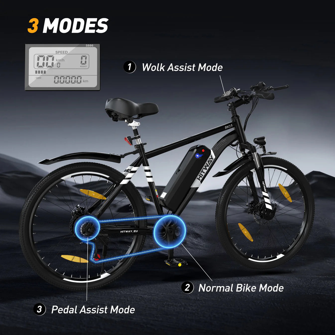 BK15 E-bike 26*3inch - Aran Shop