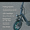V12Pro E-Scooter – Komfort trifft Power Aran Shop
