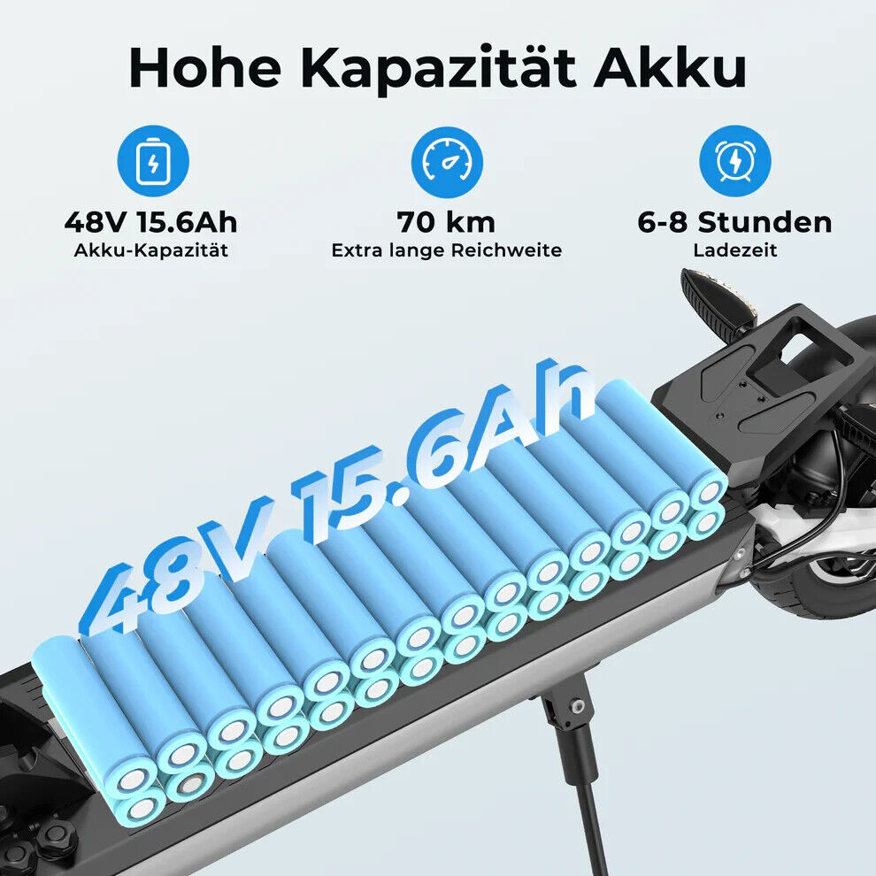 HITWAY H6 E-Scooter Mit Straßenzulassung ABE Aran Shop